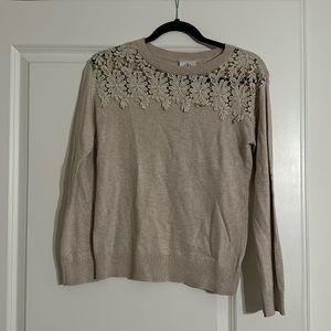 Cream sweater